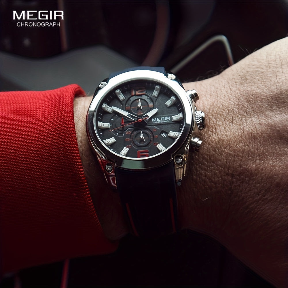 Megir Sport 2063 – Men’s Silicone Chronograph