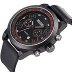 MEGIR ChronoSport 45 – Men’s Quartz Sport Chronograph with Rubber Strap